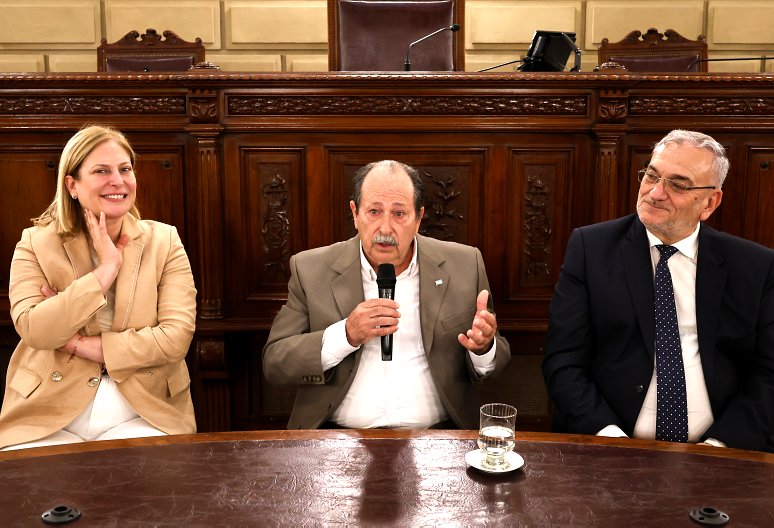 La Cámara de Senadores brindó un homenaje y reconocimiento al Teniente de Navío, Owen Crippa